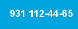 931 112-44-65 931 112-44-65